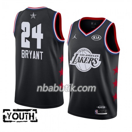 NBA Børn Trøje Los Angeles Lakers Kobe Bryant 24 2019 All-Star Jordan Brand Sort Swingman NBA Børn Trøje Los Angeles Lakers Kobe Bryant 24 2019 All-Star Jordan Brand Sort Swingman